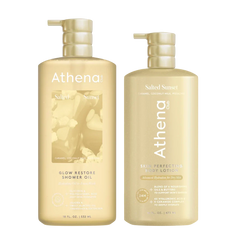Shower Oil & Lotion Duo - Duo Salted Modern Keepsake