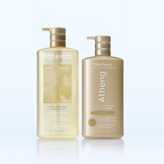 Shower Oil & Lotion Duo - Duo Salted Modern Keepsake