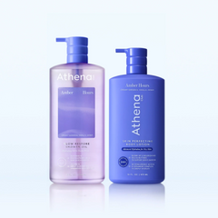 Shower Oil & Lotion Duo - Duo Amber Modern Keepsake