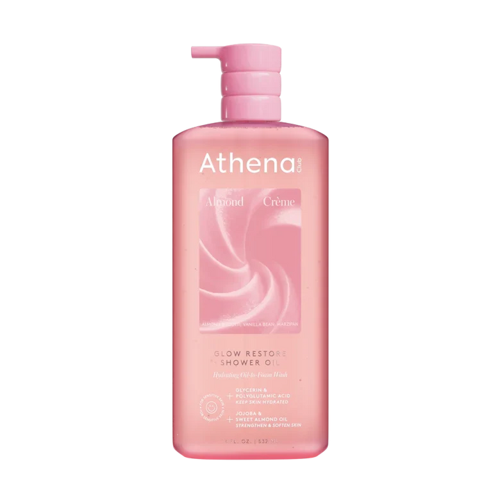 Glow Restore Shower Oil - Almond Creme Modern Keepsake Almond Creme Modern Keepsake